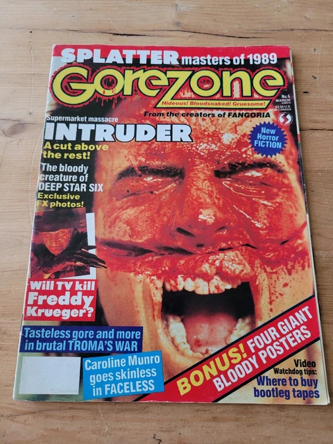 Gorezone # 6 - Horror Magazine missing Posters Gorezone # 6 - Horror Magazine missing Posters