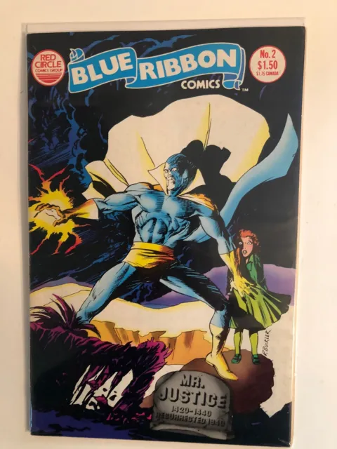 Blue Ribbon Comics # 2 Red Circle Archie Mr. Justice