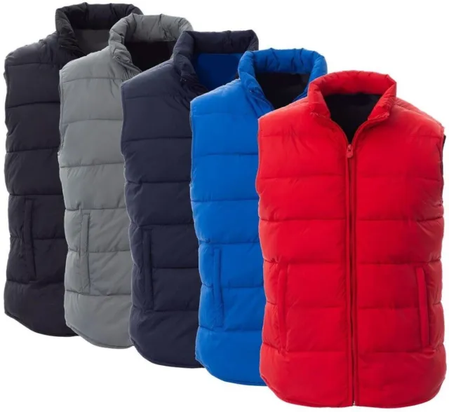 Taglie Forti Uomo Gilet Piumino Impermeabile Morbido  Smanicato Fino alla 4XL