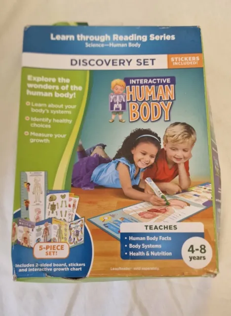 Leap Frog Discovery Set  Interactive Human Body 5 Piece Set - Leap Reader Sample