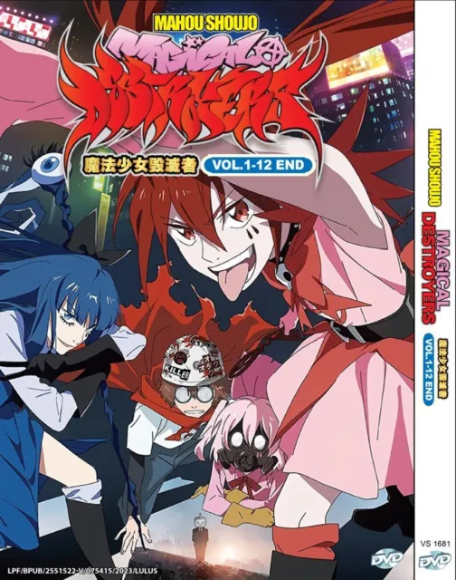 DVD ANIME MAHOU Shoujo Magical Destroyers Vol.1-12 End Region All