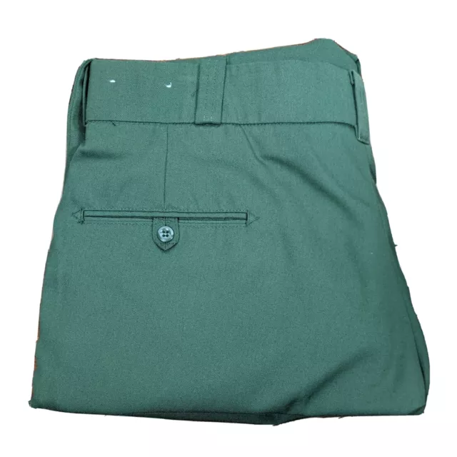 Womens Green Uniform Pants Size 22 (40x34 Unhemmed) Elbeco Comfort Stretch