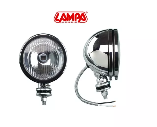 Faro ausiliare fanale universale tondo supplementare LAMPA per Auto Camion Moto 2