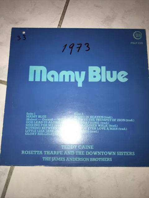 Mamy Blue feat Rosetta Thorpe... Vinyl LP Metronome 3