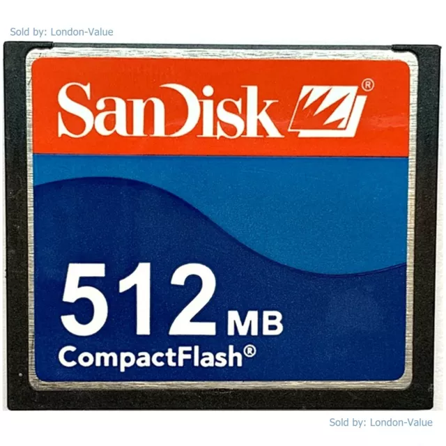 SanDisk 512MB Compact Flash Card CF CompactFlash Memory Card