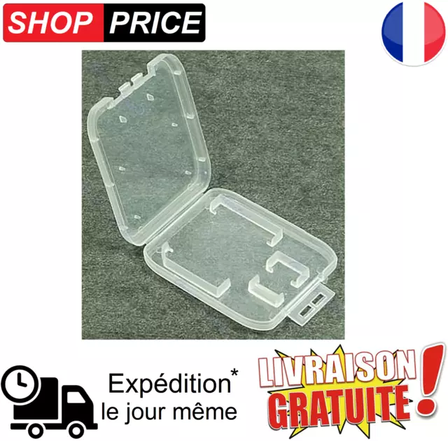 Lot 10 boitiers de rangement pour carte mémoire SD/HC - MICRO SD/HC / carte TF 3