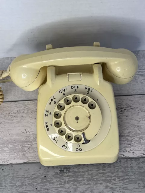 Rotary Dial Telephone -GPO 760 Cream Vintage