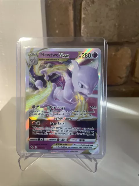 Pokemon Mewtwo V 30/78 Pokemon Go Ultra Rare Holo Card Near Mint English