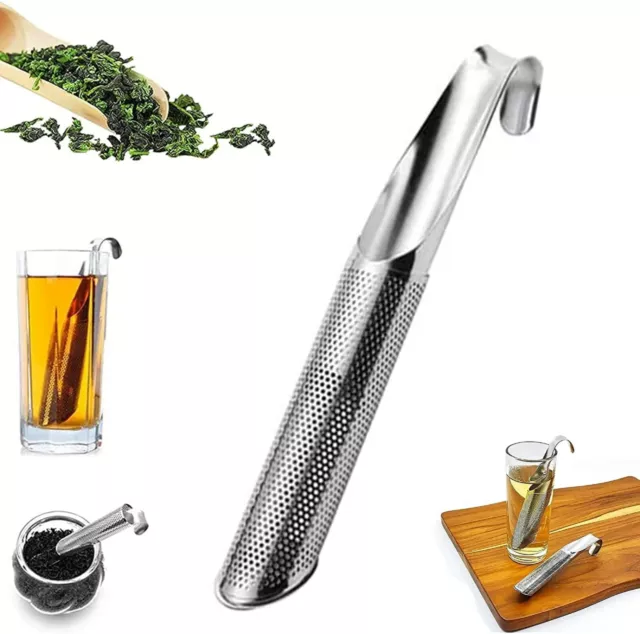 Stainless steel herbal loose tea leaf diffuser strainer infuser filter cup mesh