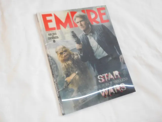 Empire Magazine Januar 2016 Star Wars Force Awakens 3D Cover Han Solo Chewbacca