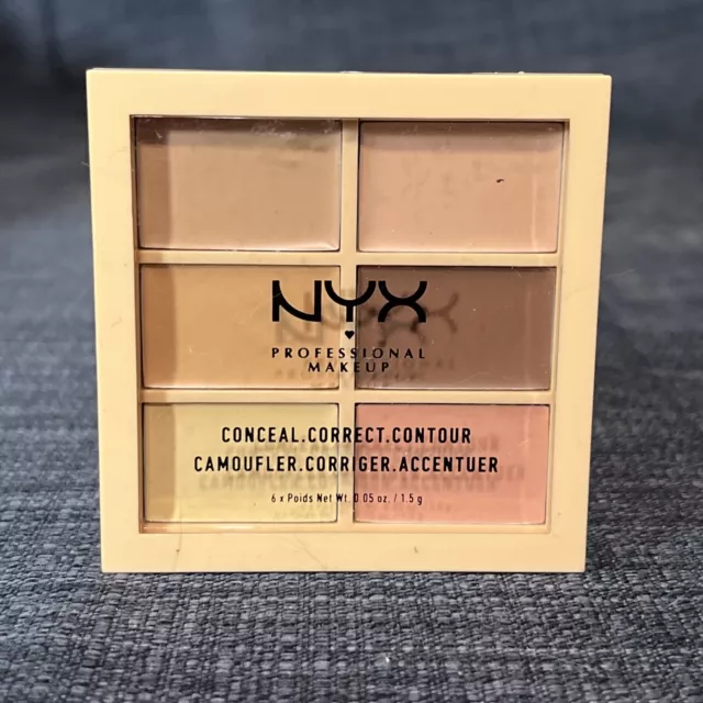 NYX Professional Makeup Conceal, Correct, Contour Palette 3CP01 Light