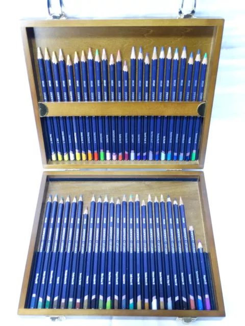 Derwent Studio Fine Art Pencils 48 colors wooden box