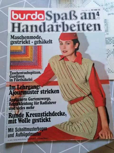 Handarbeitsheft BURDA April 1979