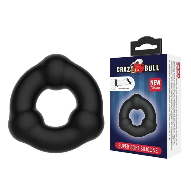 Anello fallico in silicone super soft crazy bull