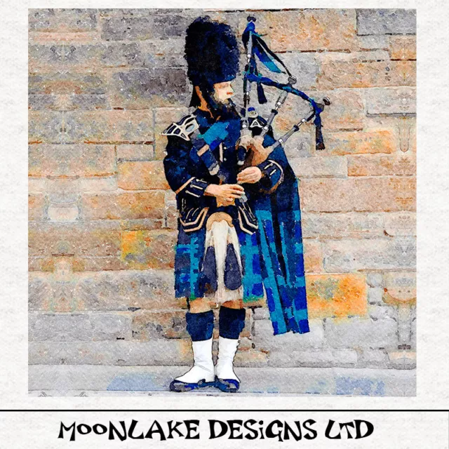 Scottish Piper| Bagpipes |Upholstery | Sewing | Craft | Printed Fabric, plain