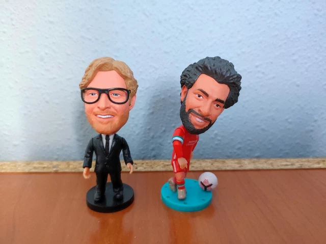 Figuras de Mohamed Salah y Klopp