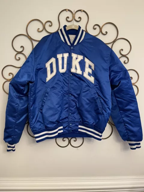 Duke Blue Devils 80s Satin Jacket