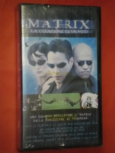 MATRIX-CREAZIONE DI UN MITO-VHS EDIZIONE ITA videocassetta- univideo-sigillato