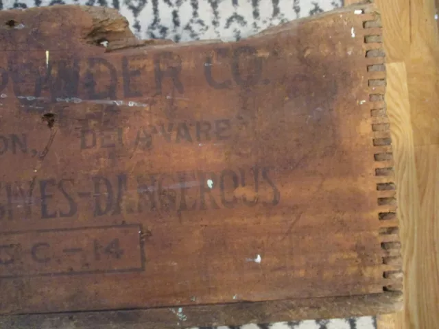 Antique Atlas Powder Co, Wilmington Delaware/box/crate 3