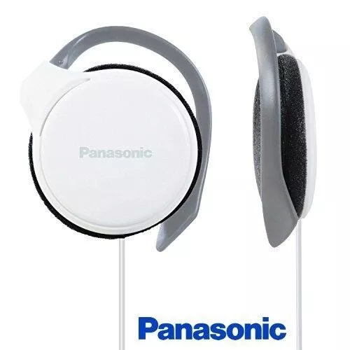 Panasonic RP-HS46E-W weiß schmal ansteckbar Mp3 Stereo Kopfhörer Ohrhörer ORIGINAL