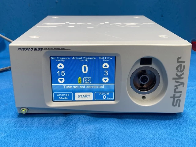 Stryker Pneumosure XL 45L High Flow Insufflator with yoke + adapter  620-040-610