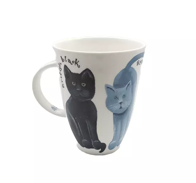 Russian Blue Mug Roy Kirkham England Whiskas Whiskers Bone China Year 2001