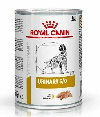 12 Lattine Da 410g Royal Canin urinary s/o Cibo Umido Per Cani problemi urinari
