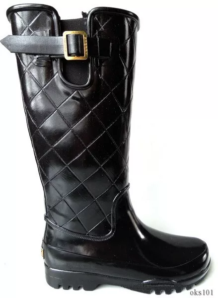 SPERRY Top-Sider size 5 black quilted fleece-lined SNOW RAIN BOOTS 'Pelican' new SPERRY Top-Sider size 5 black quilted fleece-lined SNOW RAIN BOOTS 'Pelican' new