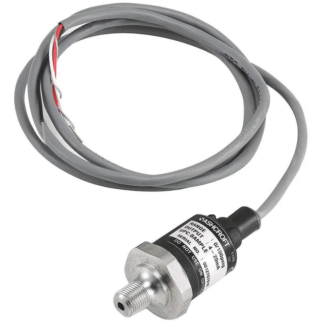 ASHCROFT G17M0142F2VAC/30# Pressure Transmitter,-14.7 psi to 30 psi