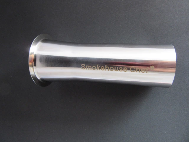 #12 x 2" Freezer Bag Stuffing Tube Funnel for electric or manual meat grinders