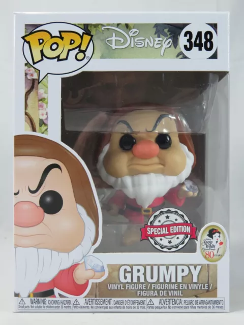 Disney Funko Pop - Grumpy with Pick - Snow White and the Seven Dwarfs - No. 348