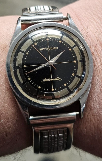 Montre Bracelet Homme Vintage Années 30 Par Mentor GWO - Sous Cadran, Occasion, Style Rétro
