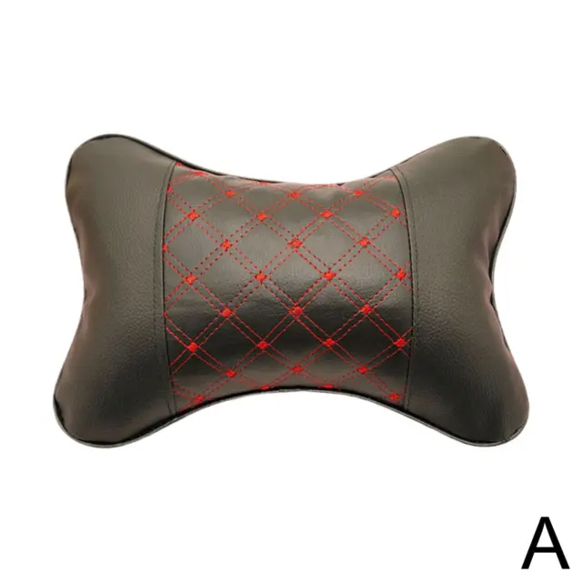 A Car Neck Pillows Both Side PU Leather 1pcs Pack Headrest Pain Relief το