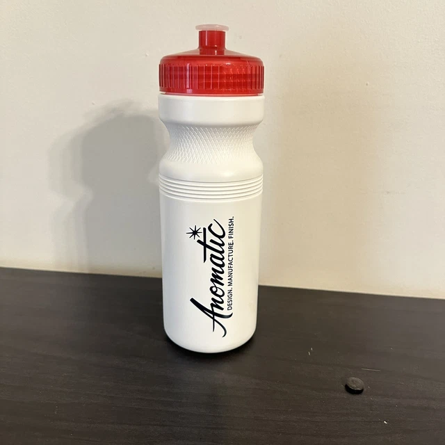 Vintage 90s Water Bottle DRINK LOGIC MADE IN USA Tupperware Style Beverage Cup