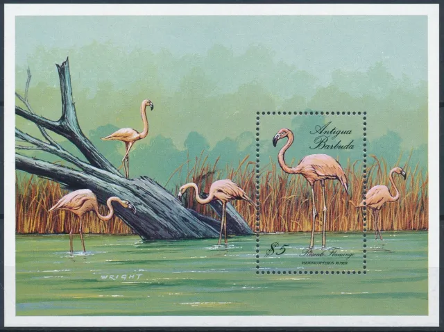 [PRO1145] Antigua Barbuda Birds good very fine MNH sheet