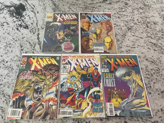 5 Uncanny X-Men Marvel Comic Books # 314 315 326 332 Annual 17 NM Wolverine J940