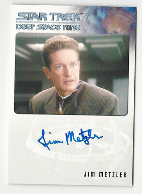 Jim Metzler Star Trek DS9 Heroes & Villains Archive Box Autograph Card Auto