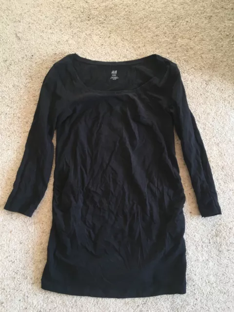 Maternity long sleeved top HM MAMA XS black - good used condition.