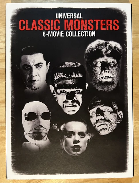 UNIVERSAL CLASSIC MONSTERS 6-Movie Collection DVD Horror New W Slipcover  EUR 25,64 - PicClick ES