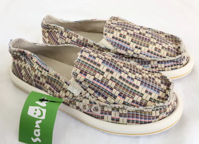 NWT! SANUK WOMENS Donna Weave Shoes Slip Ons Sz 6 7 8 11 $34.98 - PicClick