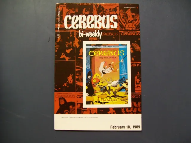 Cerebus Bi-Weekly #8 by Aardvark Comics in Very Fine Condition