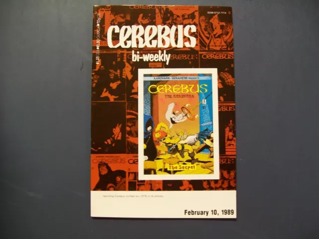 Cerebus Bi-Weekly #8 by Aardvark Comics in Very Fine Condition