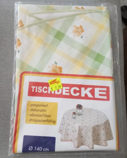 TISCHDECKE * rund * Durchmesser 140 cm unbenutzt