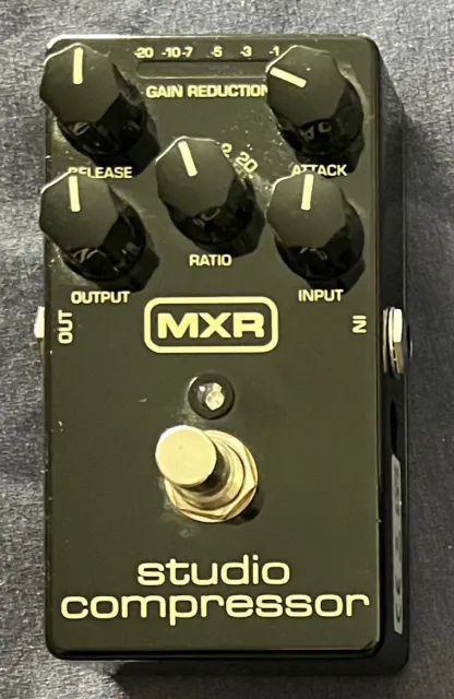 Pedal de efectos para guitarra compresor de estudio MXR M76, caja + manual, probado