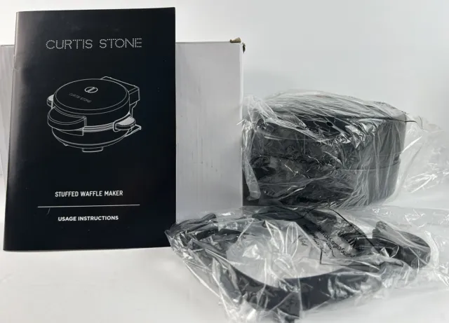 Curtis Stone 2-pack 5 Stuffed Waffle Makers with Recipes & Gift Boxes Open  Box 