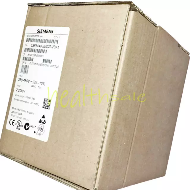 ONE Siemens 6SE6440-2UD22-2BA1 Inverter 2.2KW 380V 6SE6 440-2UD22-2BA1