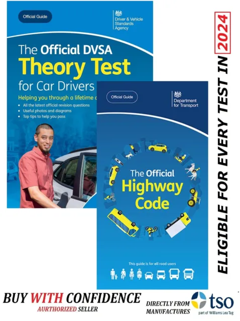 Official Highway Code  and Theory Test Car Drivers Book for 2024 Tests Murshed