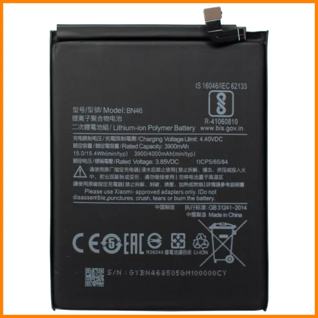 Bateria Xiaomi Redmi Note 8 BN46 4000mAh BN 46 Nueva