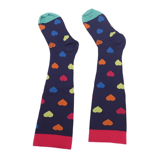 (L XL)Calf Tube Socks Running Compression Socks Reduce Swelling 1 Pair Fatigue