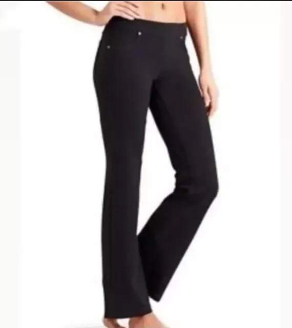 Athleta Bettona Classic Pants Yoga Black 819227 Women's Size